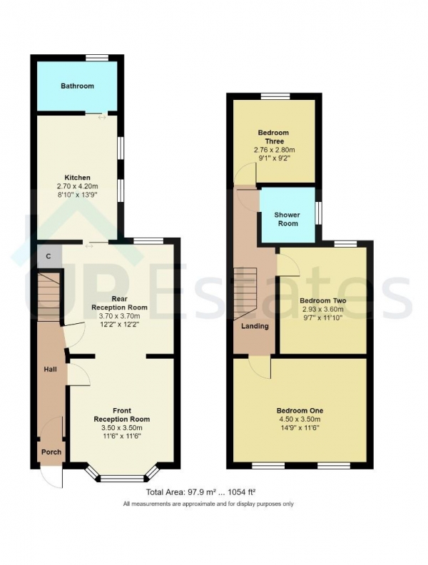 Floor Plan Image for 3 Bedroom Terraced House for Sale in Kingsway, Coventry