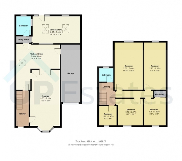 Floor Plan Image for 5 Bedroom Semi-Detached House for Sale in Beresford Avenue, Coventry