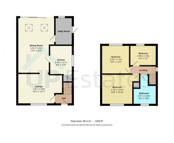 Floor Plan Image for 3 Bedroom Semi-Detached House for Sale in Clifford Bridge Road, Binley, Coventry