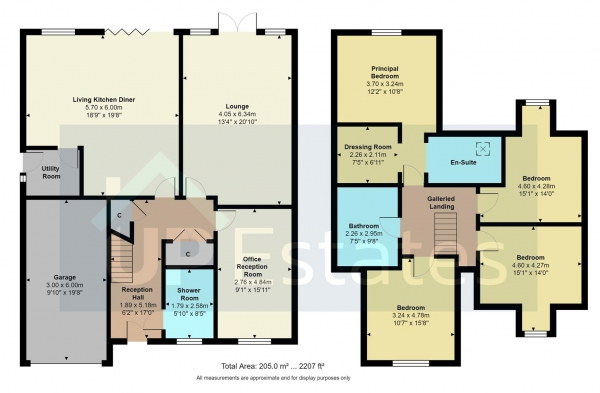 Floor Plan Image for 5 Bedroom Detached House for Sale in Beskpoke Detached Home, Hinckley