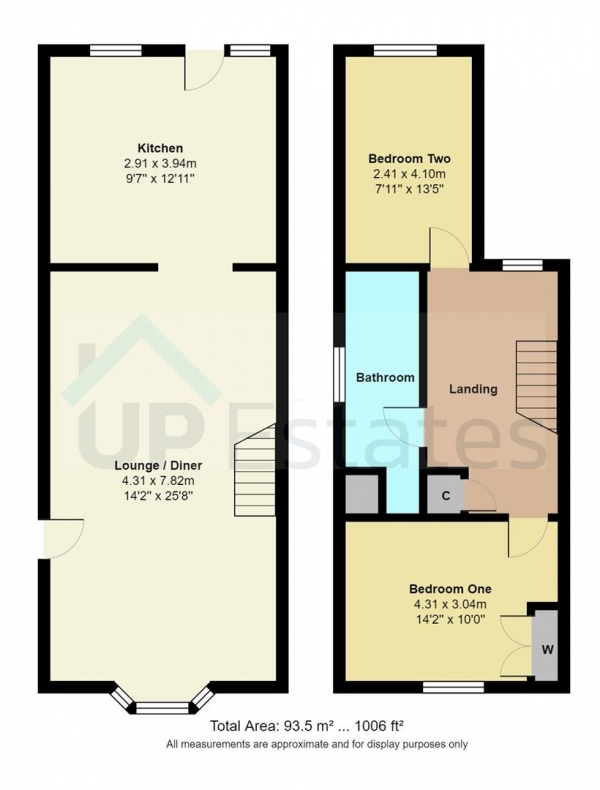 Floor Plan Image for 2 Bedroom End of Terrace House for Sale in Newstead Avenue, Burbage