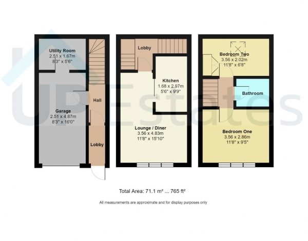 Floor Plan Image for 2 Bedroom Town House for Sale in Batholomew Court, The Avenue, Coventry