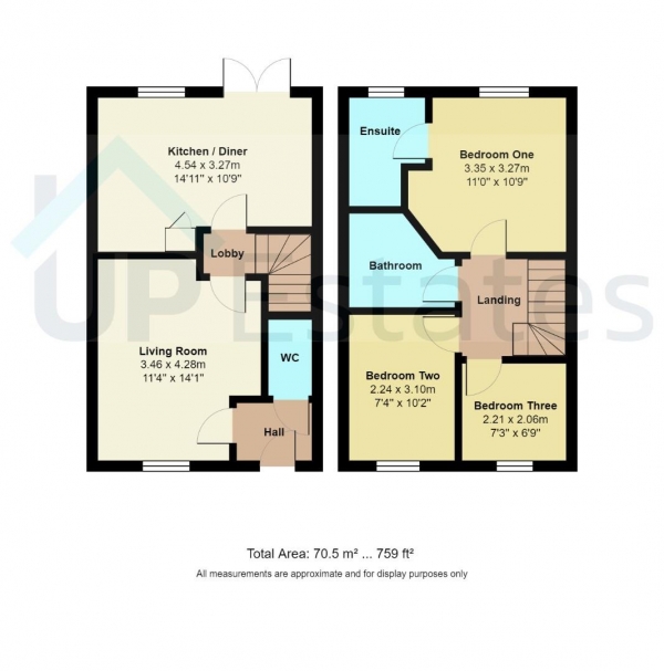 Floor Plan Image for 3 Bedroom Semi-Detached House for Sale in Roberts Grove, Coventry