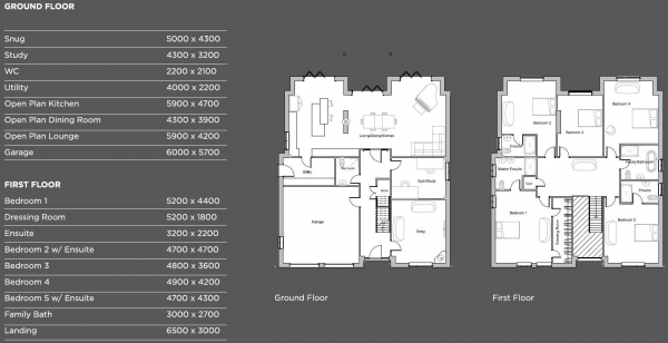 Floor Plan Image for 5 Bedroom Detached House for Sale in The Kilns, Breach Lane, Earl Shilton