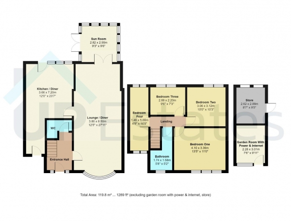 Floor Plan Image for 4 Bedroom Semi-Detached House for Sale in Clifford Bridge Road, Binley, Coventry