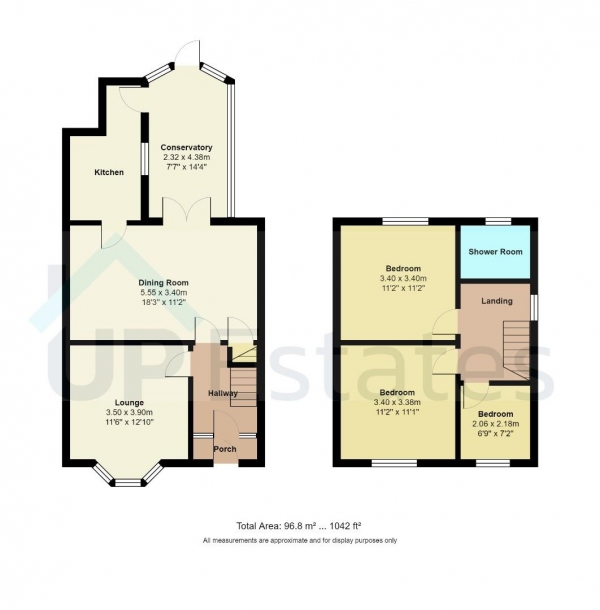 Floor Plan Image for 3 Bedroom Semi-Detached House for Sale in Brandon Road, Binley, Coventry