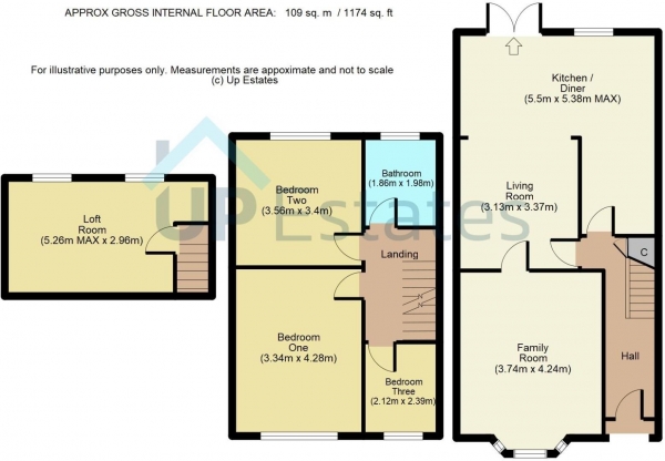 Floor Plan Image for 3 Bedroom End of Terrace House for Sale in Binley Road, Binley, Coventry