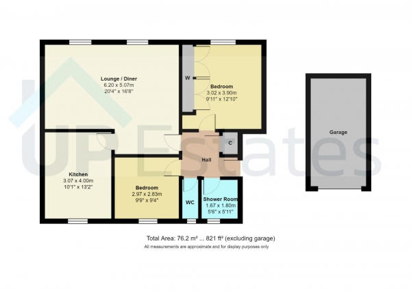 Floor Plan Image for 2 Bedroom Apartment for Sale in Starbold Court, Starbold Crescent, Knowle, Solihull