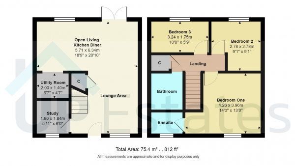 Floor Plan Image for 3 Bedroom Cottage for Sale in Main Street, Church Stowe