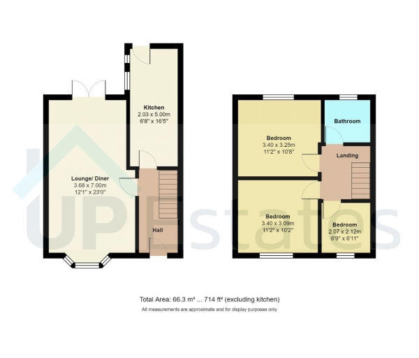 Floor Plan Image for 3 Bedroom Terraced House for Sale in Grenville Avenue, Coventry