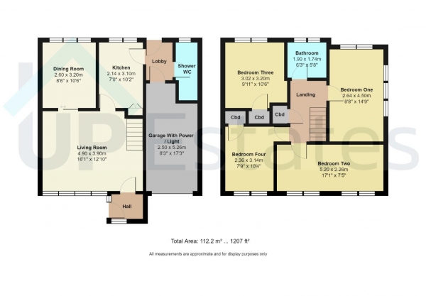 Floor Plan Image for 4 Bedroom Semi-Detached House for Sale in Dorchester Way, Walsgrave, Coventry