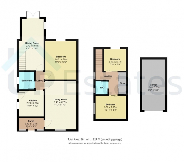 Floor Plan Image for 3 Bedroom Detached House for Sale in Colina Close, Coventry