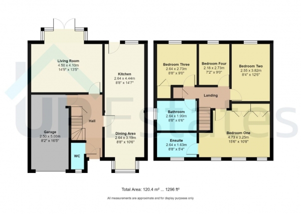 Floor Plan Image for 4 Bedroom Detached House for Sale in Bardley Drive, Daimler Green, Coventry