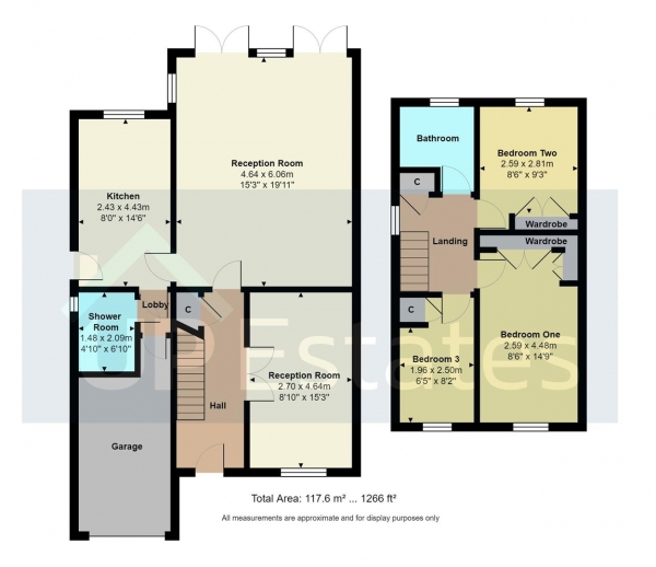 Floor Plan Image for 3 Bedroom Detached House for Sale in Larchfields, Wolston