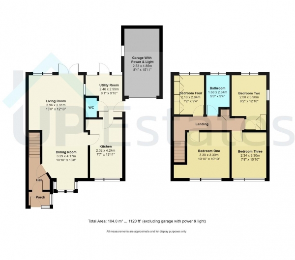 Floor Plan Image for 4 Bedroom Semi-Detached House for Sale in Newby Close, Stivichall, Coventry