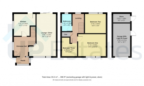 Floor Plan Image for 3 Bedroom Semi-Detached House for Sale in Dillotford Avenue, Styvechale, Coventry