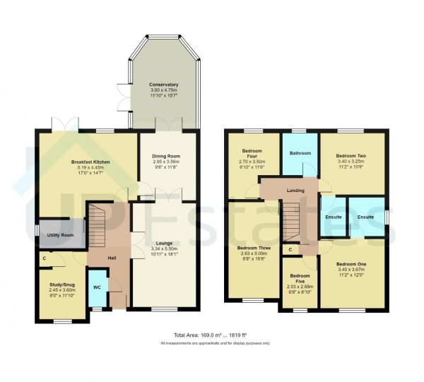 Floor Plan Image for 5 Bedroom Detached House for Sale in Poplar Grove, Ryton On Dunsmore