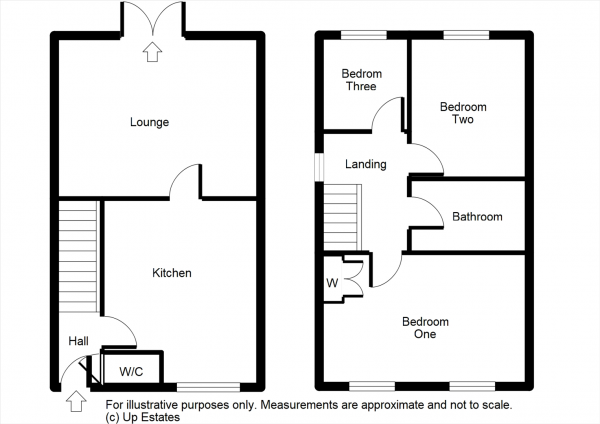 Floor Plan for 3 Bedroom End of Terrace House to Rent in Lapworth Road, Coventry, CV2, 1EY - £277 pw | £1200 pcm