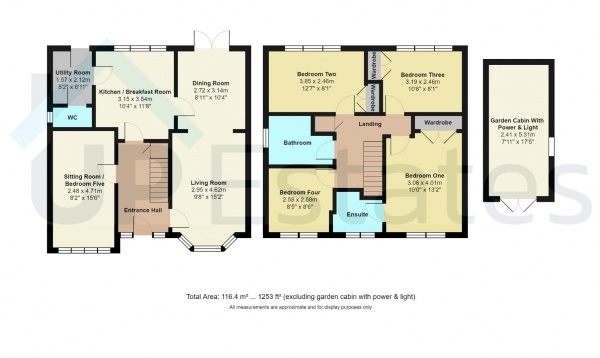 Floor Plan Image for 4 Bedroom Detached House for Sale in Dowley Croft, Binley, Coventry