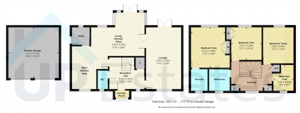 Floor Plan Image for 4 Bedroom Detached House for Sale in Dodgson Close, Cawston, Rugby