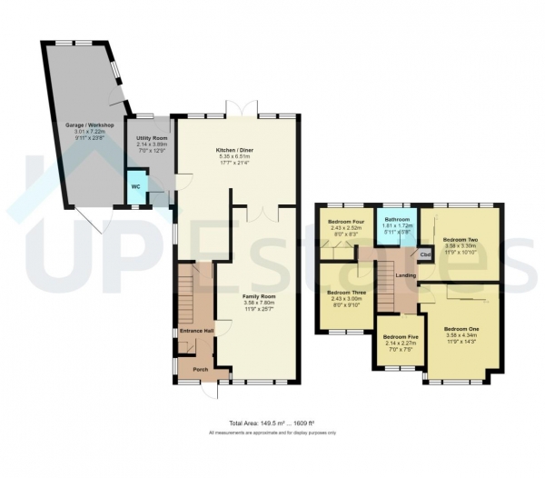 Floor Plan Image for 5 Bedroom Semi-Detached House for Sale in Gleneagles Road, Wyken, Coventry