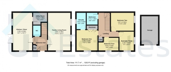 Floor Plan Image for 4 Bedroom Detached House for Sale in Derbyshire Way, Coventry