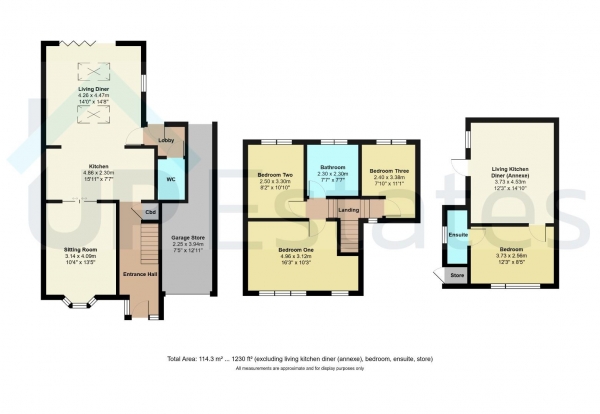 Floor Plan Image for 3 Bedroom Semi-Detached House for Sale in Manns Close, Ryton On Dunsmore, Coventry