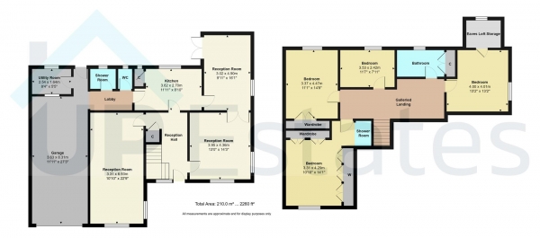 Floor Plan Image for 4 Bedroom Detached House for Sale in High Lees, Sharnford, Leicestershire