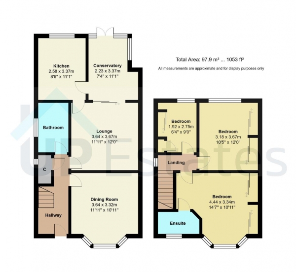 Floor Plan Image for 3 Bedroom Semi-Detached House for Sale in Coventry Road, Bulkington