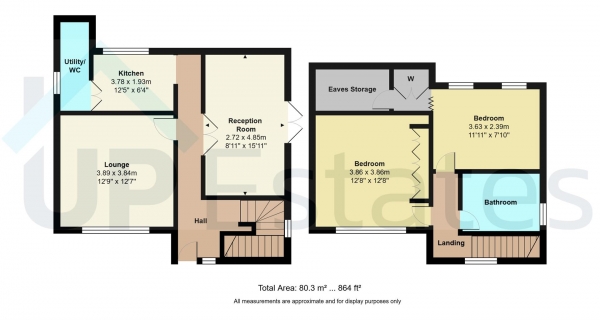 Floor Plan Image for 2 Bedroom Cottage for Sale in Briars Cottage, Higham Lane, Nuneaton