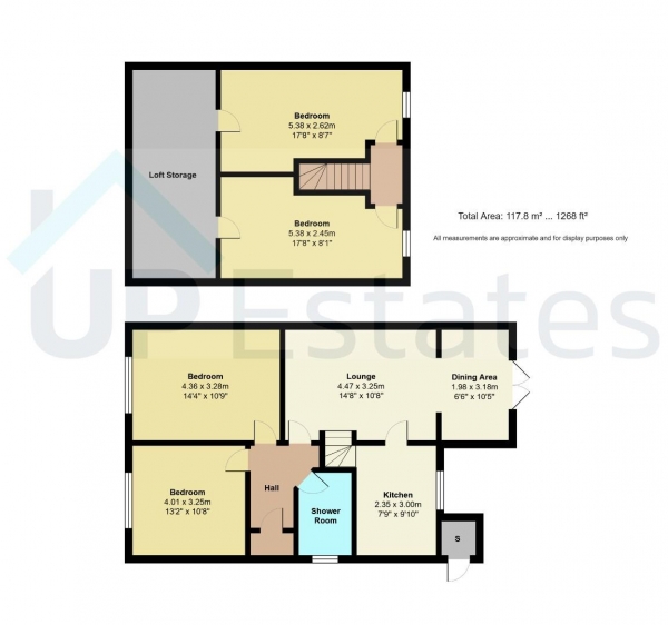 Floor Plan Image for 4 Bedroom Detached Bungalow for Sale in Newbold Close, Binley