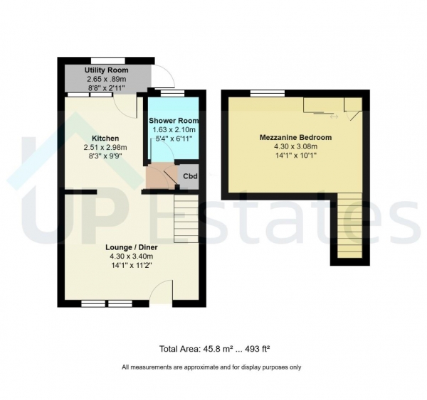 Floor Plan Image for 1 Bedroom Terraced House for Sale in Talland Avenue, Coventry