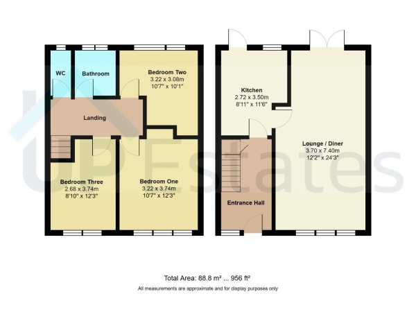 Floor Plan Image for 3 Bedroom Semi-Detached House for Sale in The Farmstead, Coventry