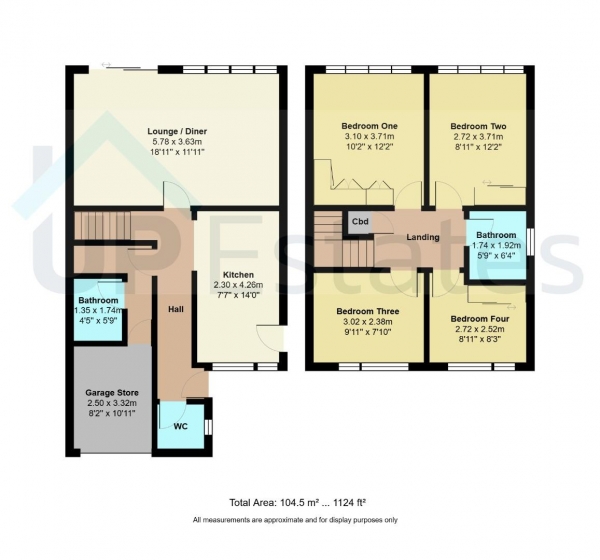 Floor Plan Image for 4 Bedroom Detached House for Sale in Grasscroft Drive, Cheylesmore, Coventry