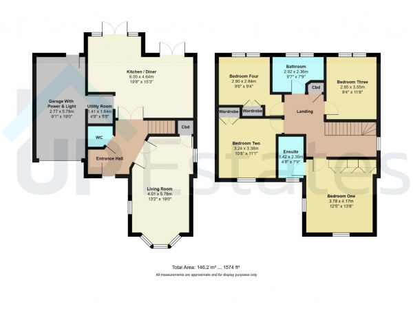 Floor Plan Image for 4 Bedroom Detached House for Sale in Valencia Road, Binley, Coventry