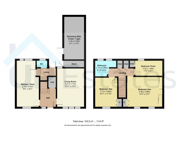 Floor Plan Image for 3 Bedroom Terraced House for Sale in Tom Henderson Close, Binley, Coventry