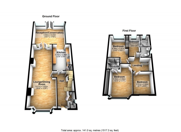 Floor Plan Image for 4 Bedroom Semi-Detached House for Sale in Hamilton Avenue, Barkingside