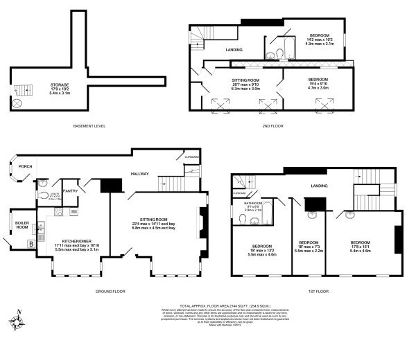 Floor Plan Image for 5 Bedroom Semi-Detached House for Sale in Period home in Churchill village