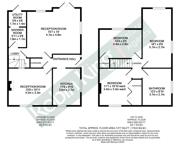 Floor Plan Image for 3 Bedroom Cottage for Sale in Charming cottage in Claverham