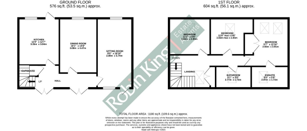 Floor Plan for 3 Bedroom Barn Conversion for Sale in Spacious barn conversion in Redhill, Bristol, BS40, 5TG -  &pound425,000