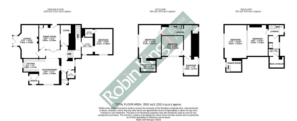 Floor Plan Image for 5 Bedroom Semi-Detached House for Sale in Church Road, Winscombe - a unique 4/5 bedroom family home