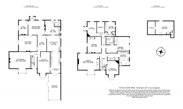 Floor Plan Image for 8 Bedroom Detached House for Sale in Langford Road, Lower Langford, Bristol