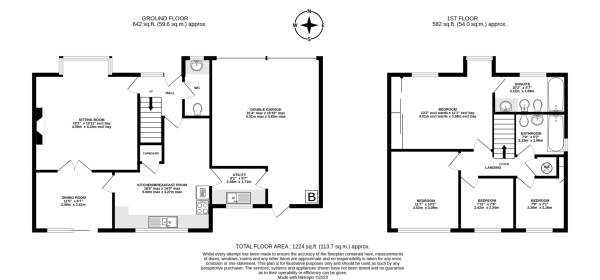 Floor Plan Image for 4 Bedroom Detached House for Sale in Langford, Bristol