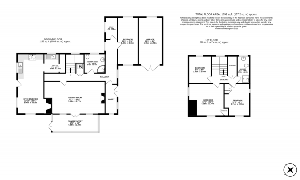 Floor Plan Image for 4 Bedroom Cottage for Sale in Wrington Road, Congresbury, Bristol