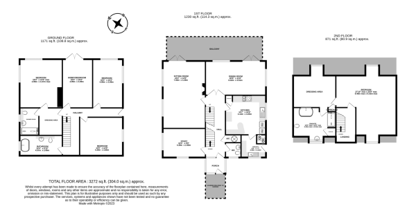 Floor Plan Image for 5 Bedroom Detached House for Sale in Monks Hill, Worlebury