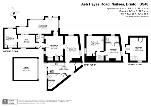 Floor Plan Image for 4 Bedroom Detached House for Sale in Ash Hayes Road, Nailsea