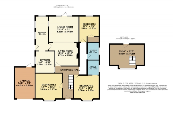 Floor Plan Image for 3 Bedroom Detached Bungalow for Sale in Stonewell Lane, Congresbury