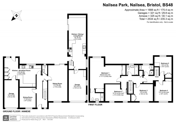 Floor Plan Image for 5 Bedroom Detached House for Sale in Nailsea Park, Nailsea