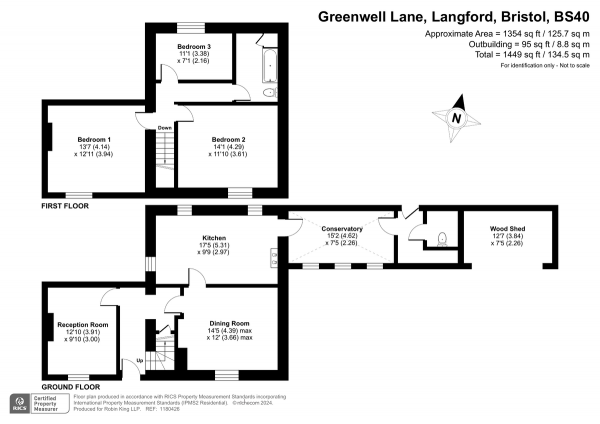 Floor Plan Image for 3 Bedroom Cottage for Sale in Greenwell Lane, Langford