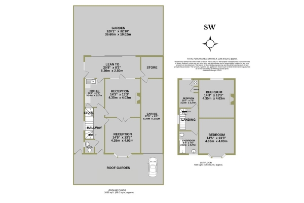 Floor Plan Image for 3 Bedroom Detached House for Sale in Devereux Drive, Watford, WD17